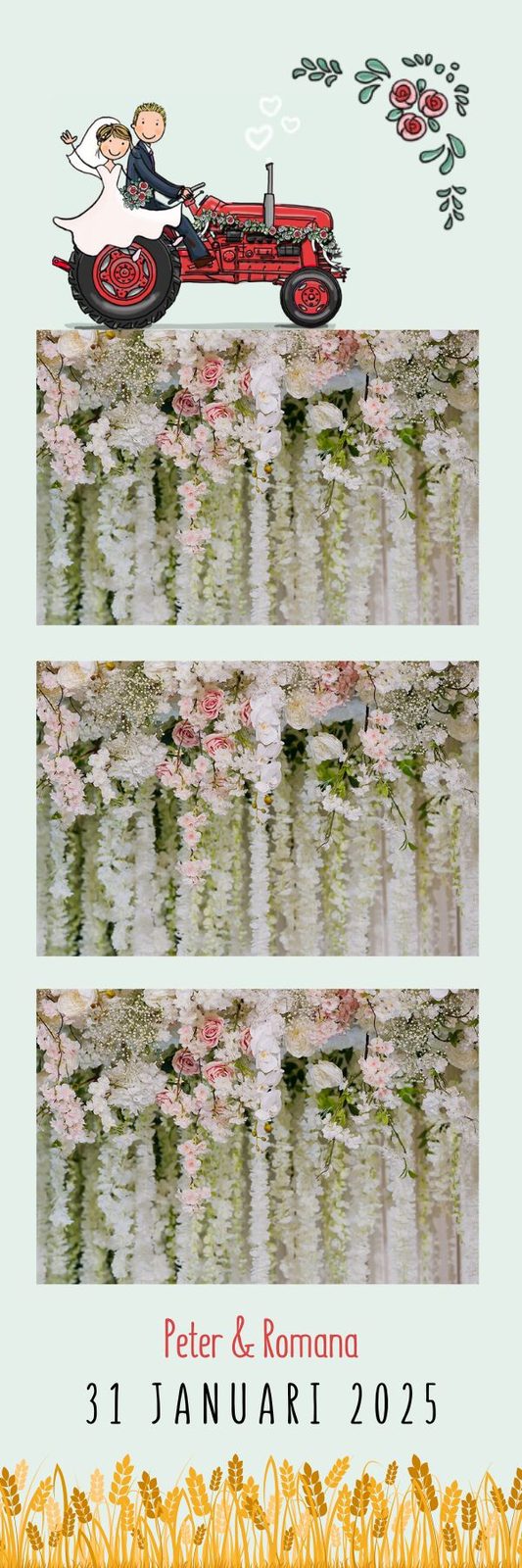Fotostrip-ontwerp carnavalsthema